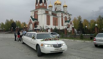Свадебный лимузин Lincoln Continental № С4883, белый