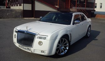 Свадебный лимузин Chrysler 300C Limousine № С4886, белый