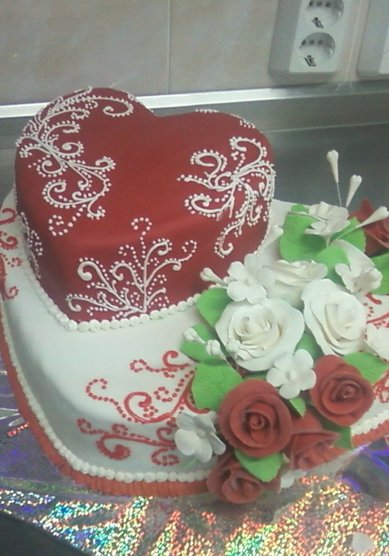 Торт на свадьбу К65347 - Авторские торты Кондитерская Бухариной Ирины