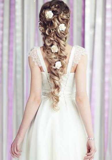 Свадебная прическа Н17461 - Стилист-визажист Надежда Юдакова