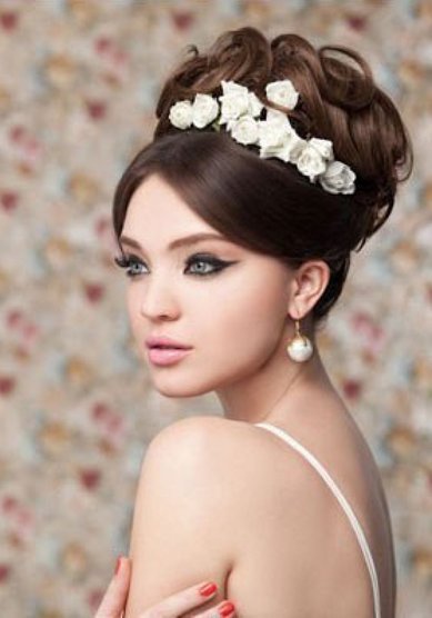 Свадебная прическа Н17463 - Стилист-визажист Надежда Юдакова