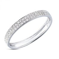 Обручальное кольцо S6877 из серебра, гладкое