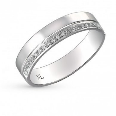 Обручальное кольцо S6875 - Ювелирный гипермаркет SUNLIGHT