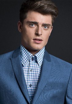 Свадебный мужской костюм A2423. Классический двубортный.